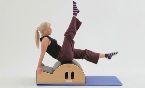 step barrel exercício